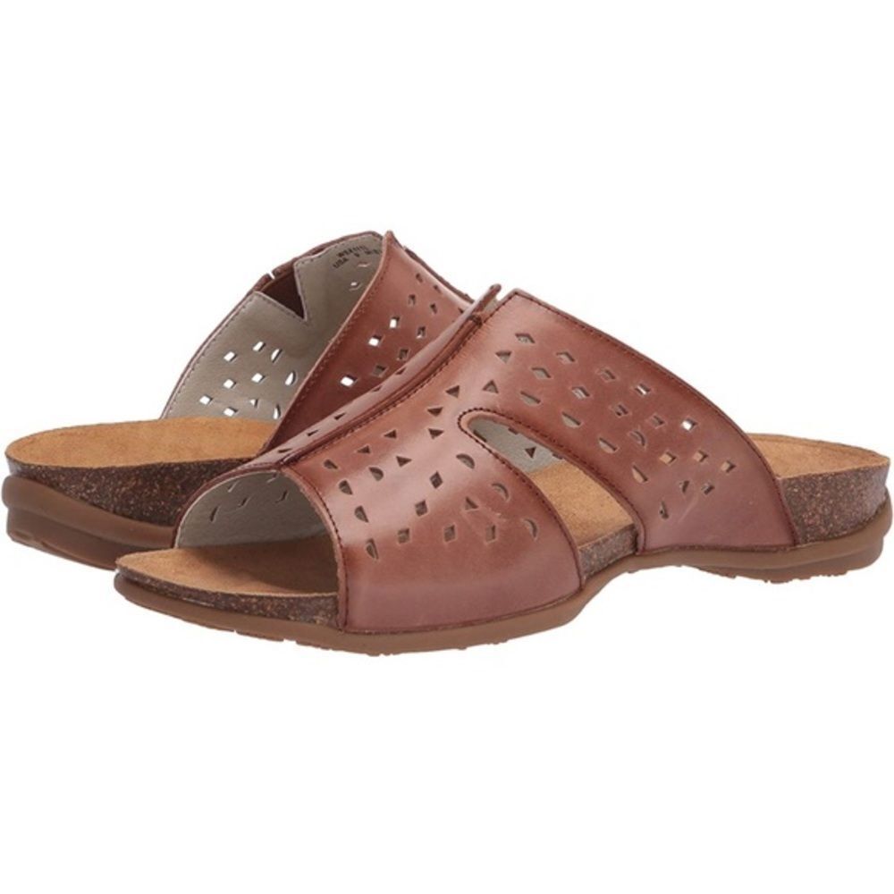 Propet Women's Fionna Slide Sandal, Brown, 7.5
